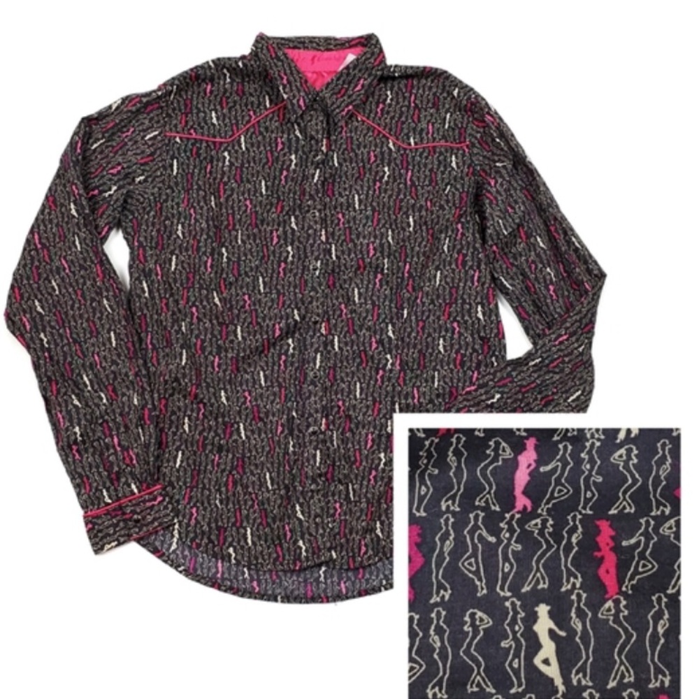 Ultra Twenty X Sexy Cowgirl button down top